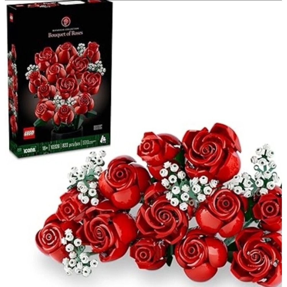 Lego Flower Bouquet of Roses New Released 2024 10328 NIB Ideal for Mother's Day!